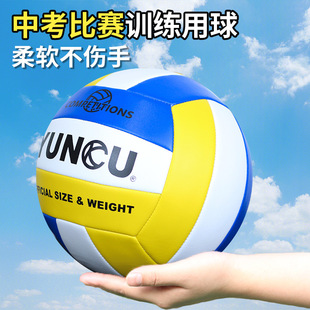 Wholesale No.5 volleyball senior high school entrance examination student special beginner training competition examination inflatable beach men's and women's volleyball soft leather