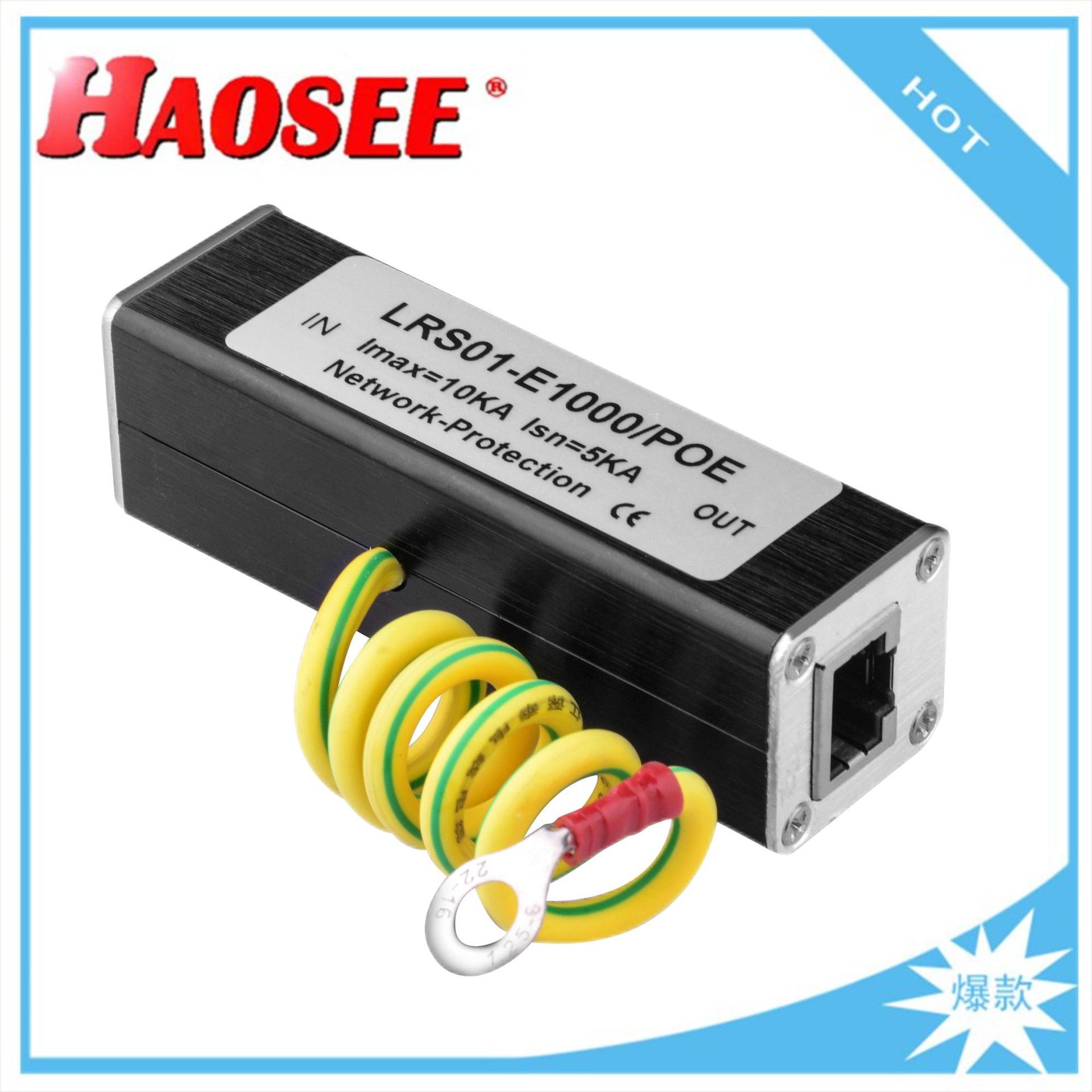 Gigabit Poe Network Signal Lightning Arrester Surge Protector Module Surveillance Camera Spd Gigabit High-Speed