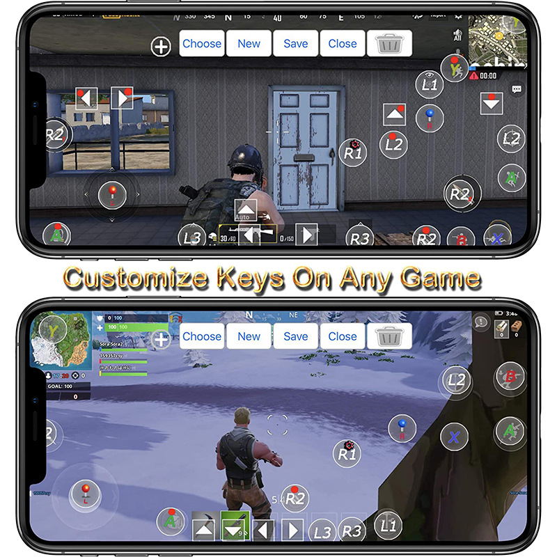 Control de juegos Bluetooth X3 conectado directamente al sistema Android IOS teléfono móvil control de juegos inalámbrico control de juegos de pollo