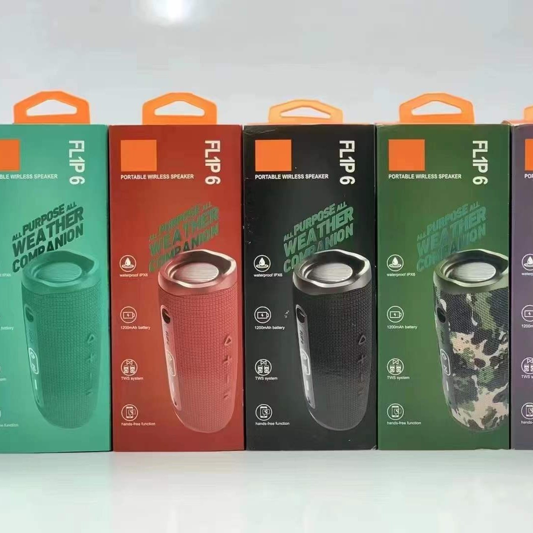 FLIP6 serie caleidoscopio 6 generación e-commerce nuevo popular al aire libre portátil cordón Bluetooth altavoz ventas directas de fábrica