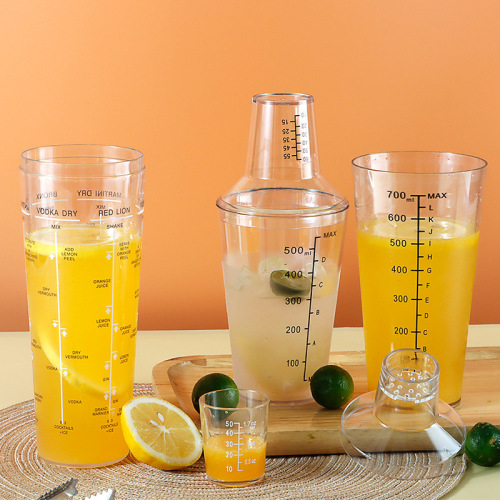 2-piece Boston cup shaker cocktail bar milk tea shop shaker cup PC cocktail shaker