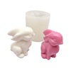 Brand three dimensional rabbit, aromatherapy, candle, silicone mold, new collection, handmade