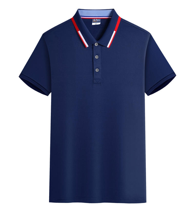 Camiseta de la empresa Camiseta publicitaria del empleado Ropa de trabajo de manga corta Ropa de trabajo Polo Camisa de logotipo impresa personalizada solapa