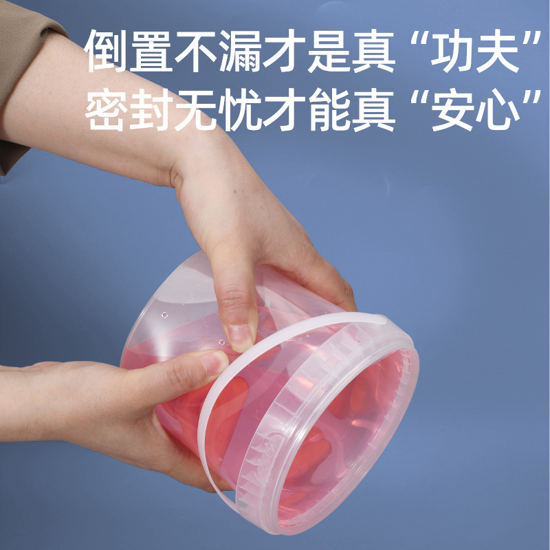 Metasequoia cubo transparente Cubo de embalaje de juguete portátil de grado alimenticio cubo de plástico Cubo de plástico de embalaje de plástico Cubo de barro espacial