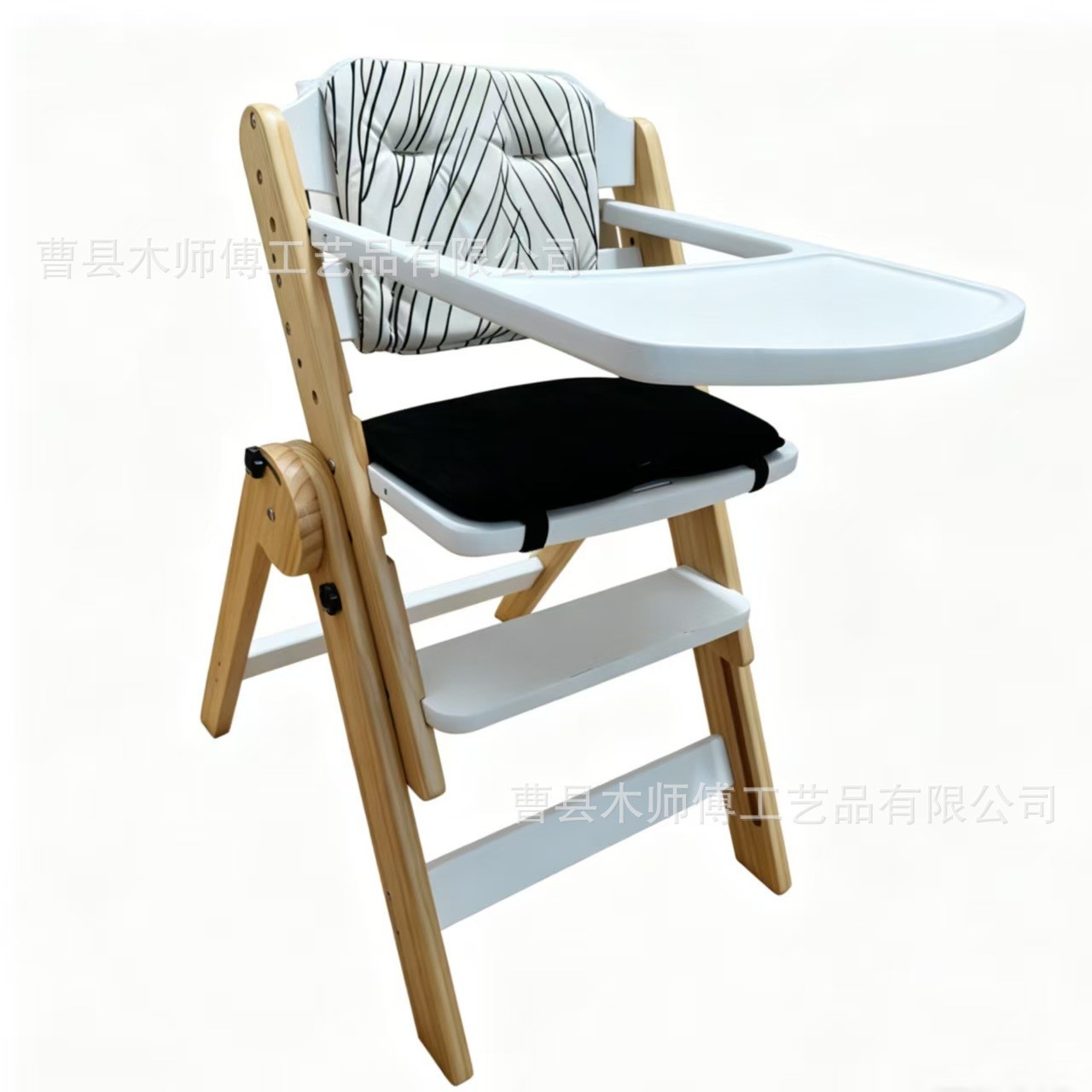 In-Stock Solid Wood Dining Chair Cushion, Upgraded and Thickened, Suitable for Baby and Children's Dining Chairs, Infant High Chair Cushion, Dining Chair Backrest