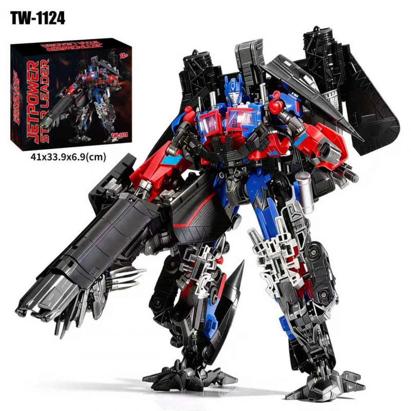 Baiwei Tw-1124 Combined Skyfire Column Interstellar Elder Flying Wing Column Combined Aircraft Robot