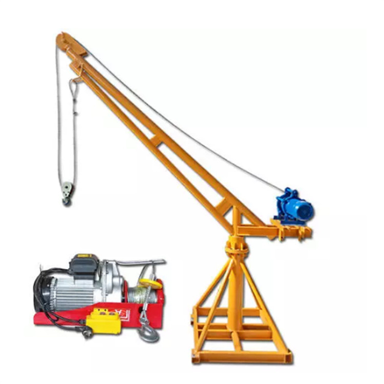 Grúa doméstica de construcción de 1 tonelada pequeña grúa de elevación manual pequeña grúa giratoria
