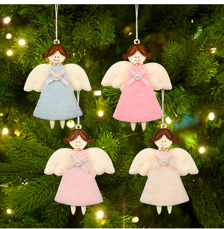 Christmas Non-woven Fabric Angel Pendant Decoration Wholesale Nihaojewelry display picture 5