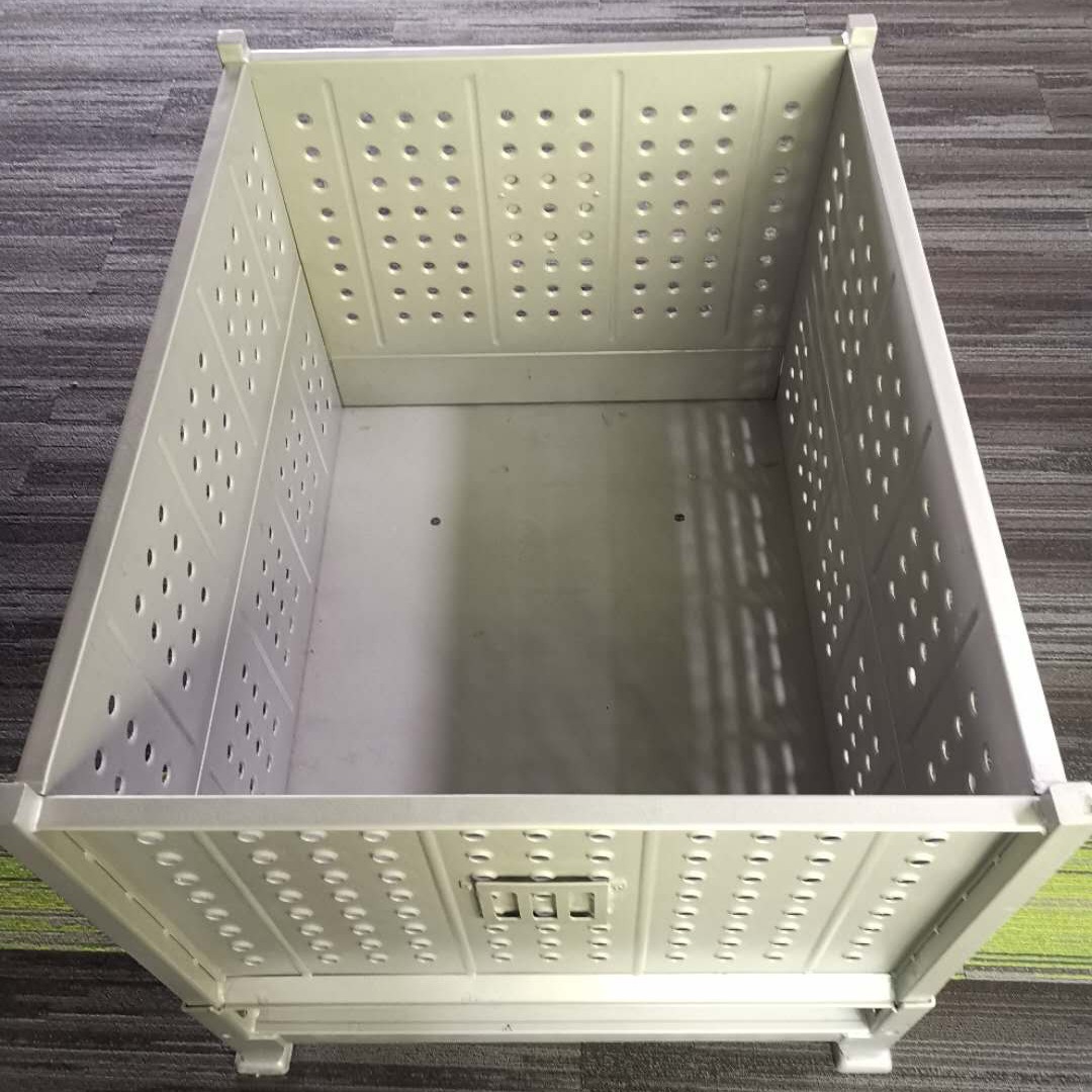 汽配专用料箱;汽配物料箱，非标定 制汽配铁箱可折叠汽配物料铁筐