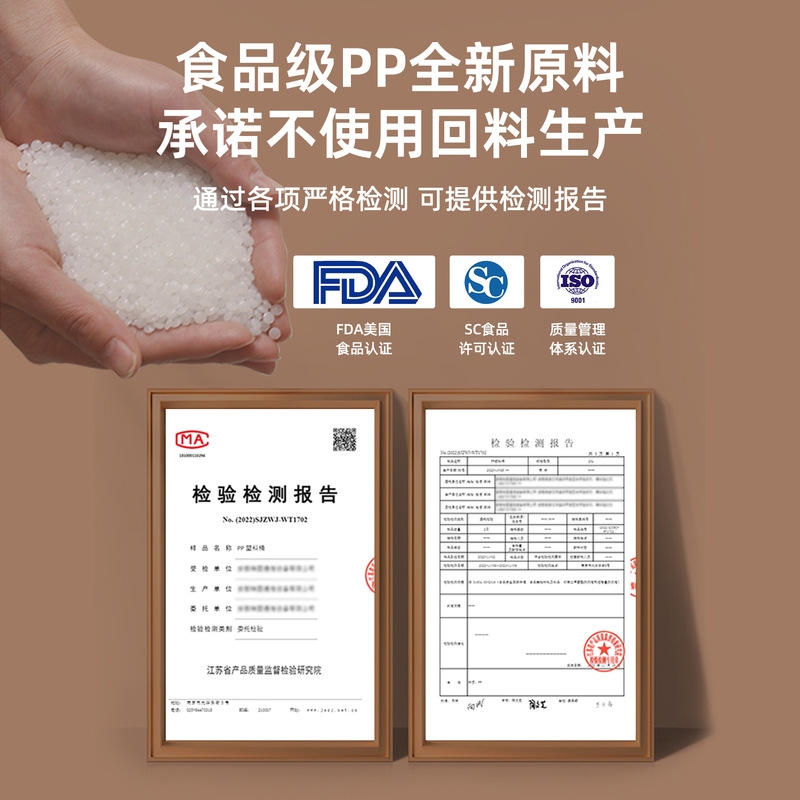 批发手提食品级包装小圆桶3升透明带盖0.3-5l密封布丁蛋糕烘焙盒|undefined