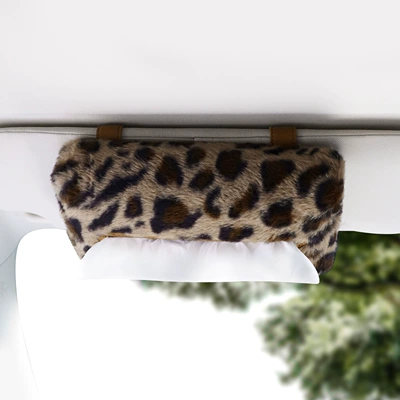 Winter Plush Car Tissue Box, Car tissue box/set