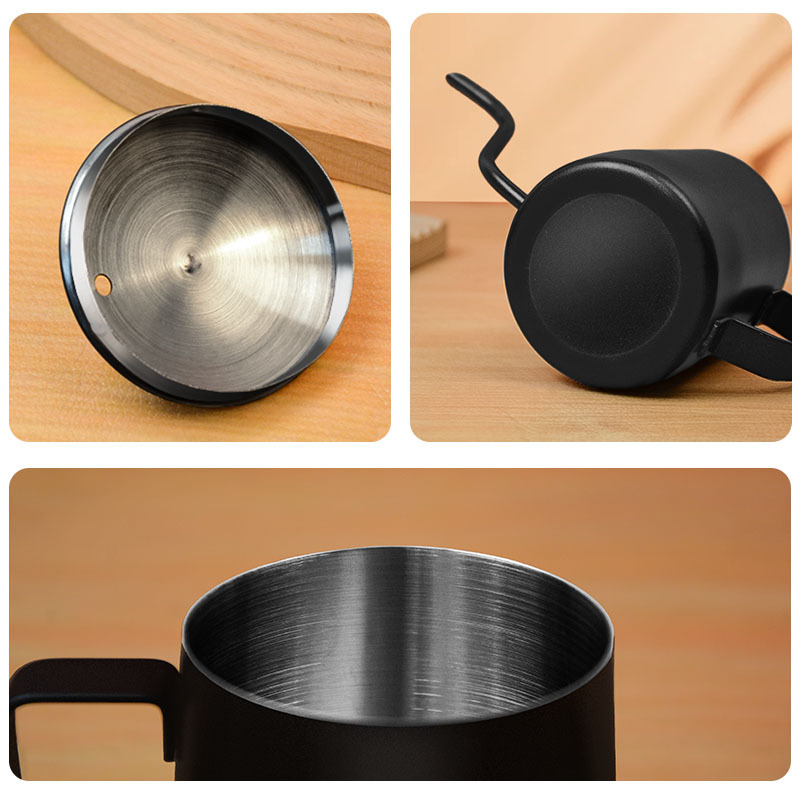 Cerveza de mano de café cuelga orejas taza de filtro de boca delgada cerveza de acero inoxidable boca larga cerveza de boca delgada utensilios de café domésticos regalos