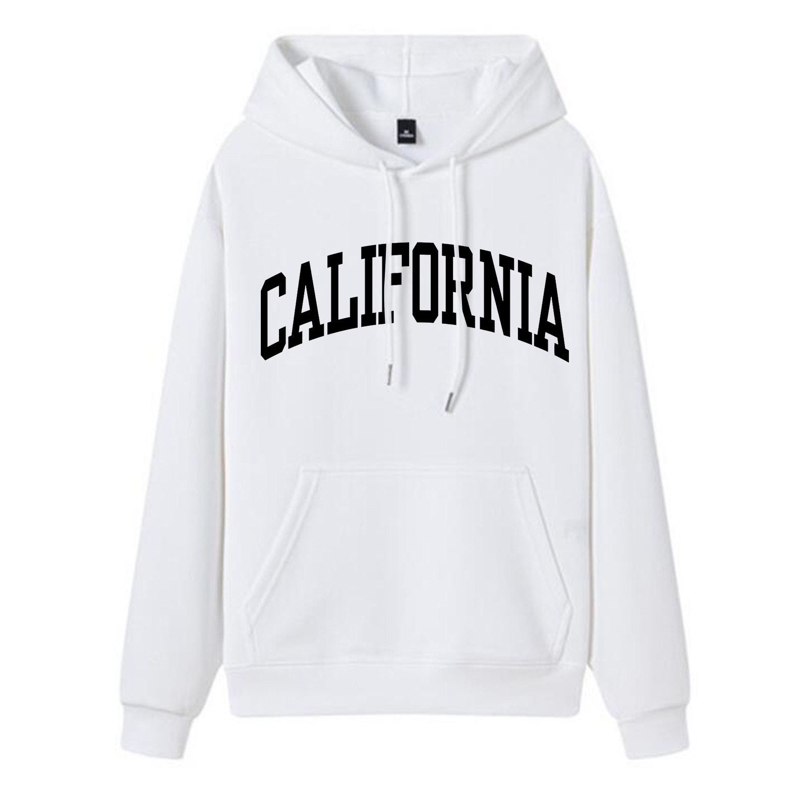 Estación independiente de comercio exterior de suministro transfronterizo CALIFORNIA impreso capucha con capucha manga larga otoño e invierno europeo y americano image 14