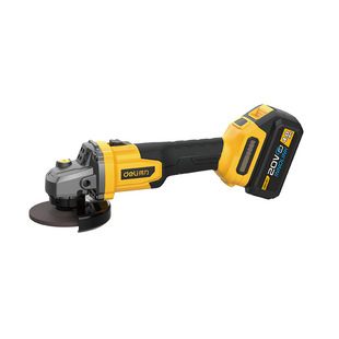 Deli Lithium Electric Angle Grinder Handheld Grinding Machine Cutting Machine Polishing Machine Hand Grinder Polishing Machine Dc600