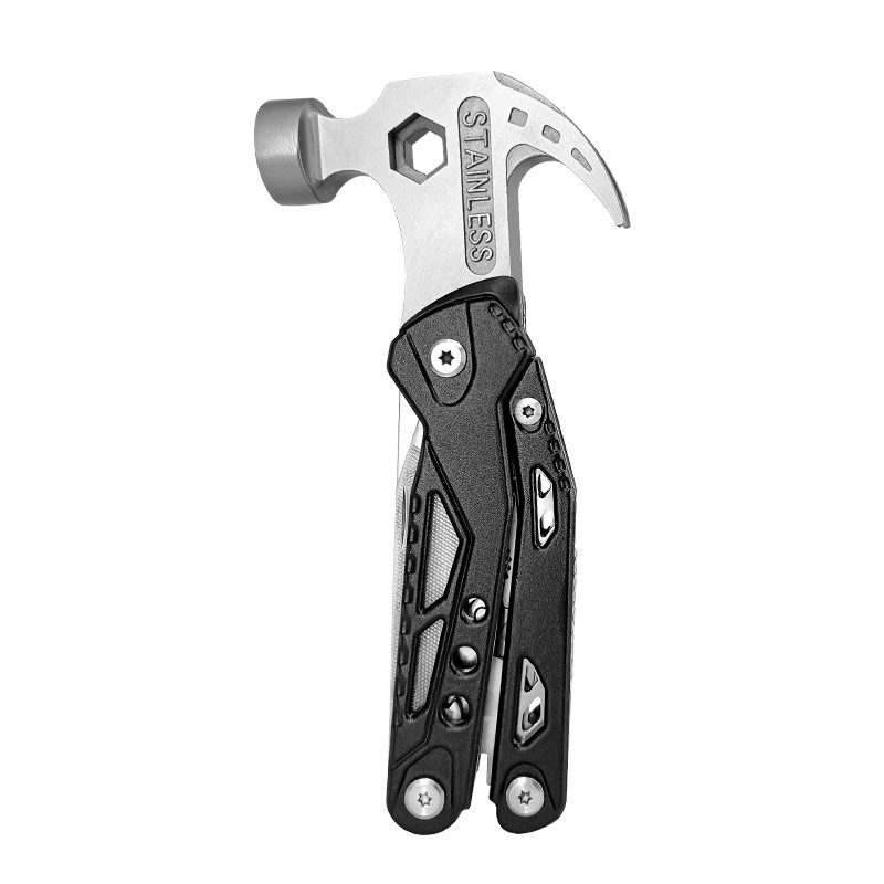 Spot new multi -functional multifunctional sheep hammer dwelling outdoor barramelon folding tool hammer house repair multi -function sheep horn hammer