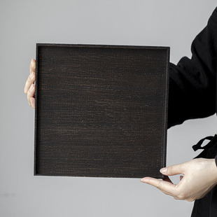Teak Tea Tray Square Dry Brewing Tea Table Pure Solid Wood Japanese Style Household Tray Tea Tray Pot Bearing