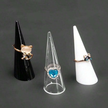 Y 49004 Acrylic cone ring display stand �ǿ���׶�ν�ָչʾ��