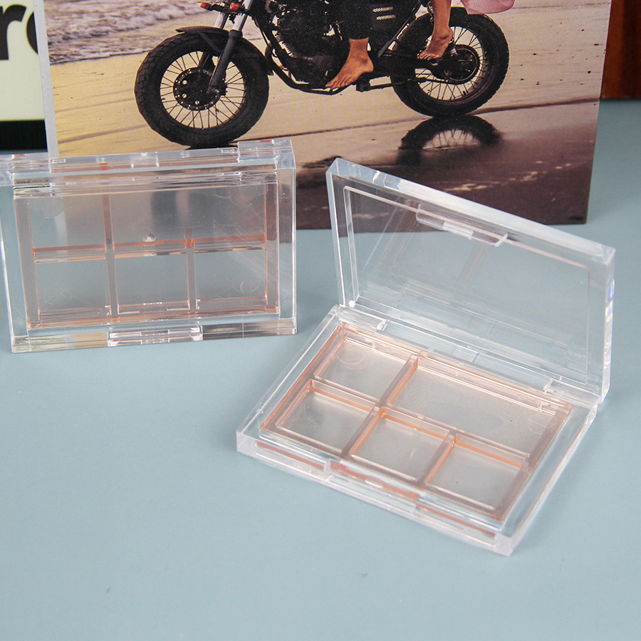 和乐彩妆包材  长方形多格高光 眼影盒 3216