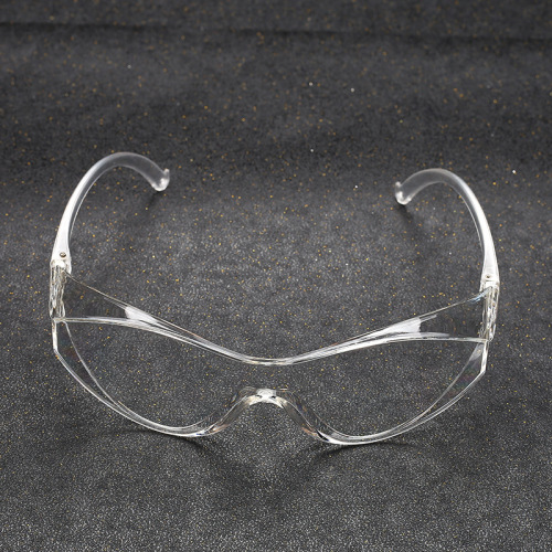 Cycling transparent thickened windproof goggles, anti-impact glasses, construction site anti-splash goggles, labor protection goggles