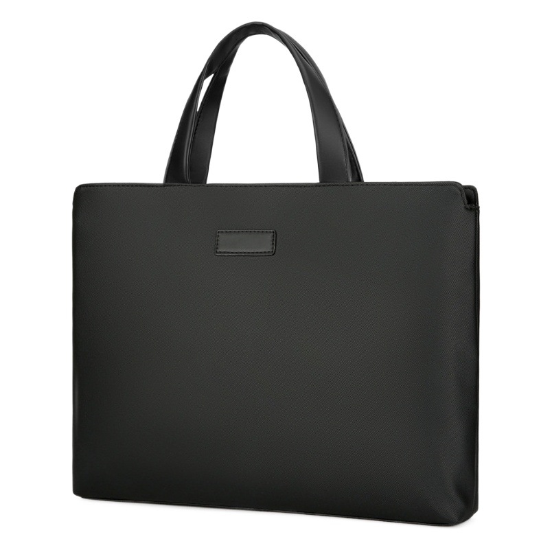 Bonnis Kangaroo Men's Simple Business Large Capacity Handbag Document Conference Office Bag Commuting Briefcase