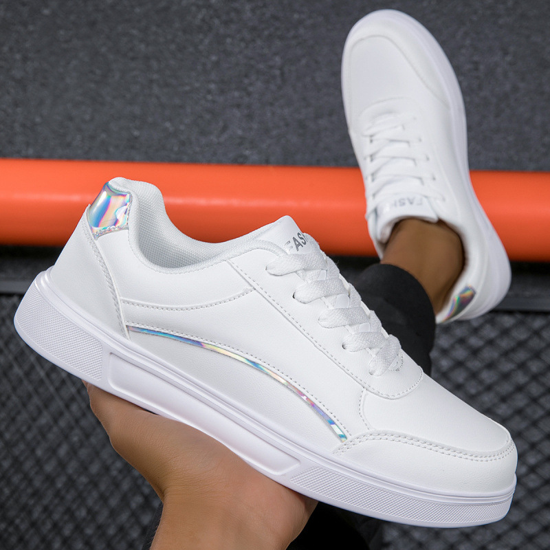 non-slip waterproof breathable sports ultra light white sneakers for…