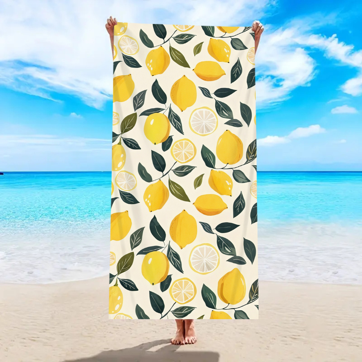 Cross-Border Popular Microfiber Beach Towel Absorbent Swimming Bath Towel Thickeneded 250g Quick-Drying Bath Towel Beach Towel