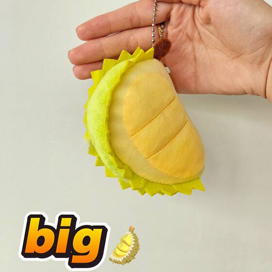 Creative modeling durian plush pendant schoolbag pendant doll keychain net red pendant doll toy wholesale