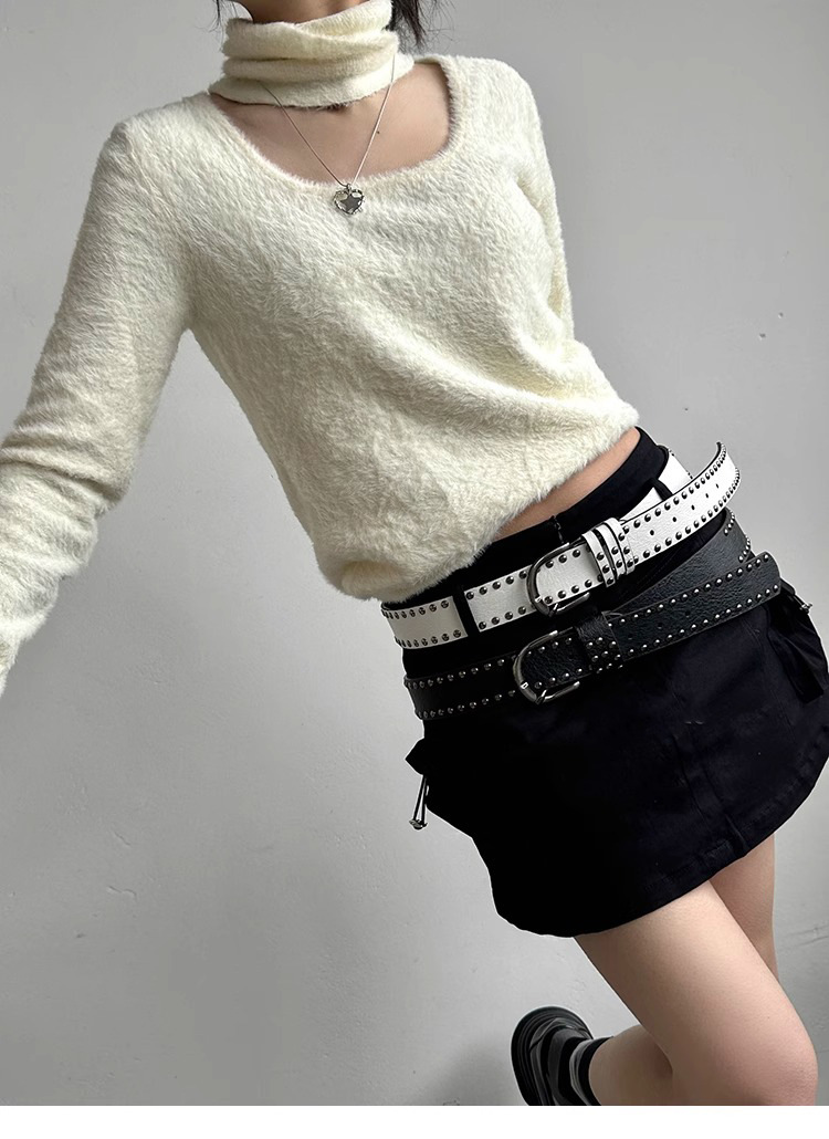 100g Weight Belt Classification 1 Piece Quantity Holiday, Street Occasion Pu Leather, Alloy Material Solid Color Pattern All Seasons Season Women's Gender Simple Style, Streetwear Style Simple Style Streetwear Solid Color Pu Leather Alloy Women's Leather Belts 1