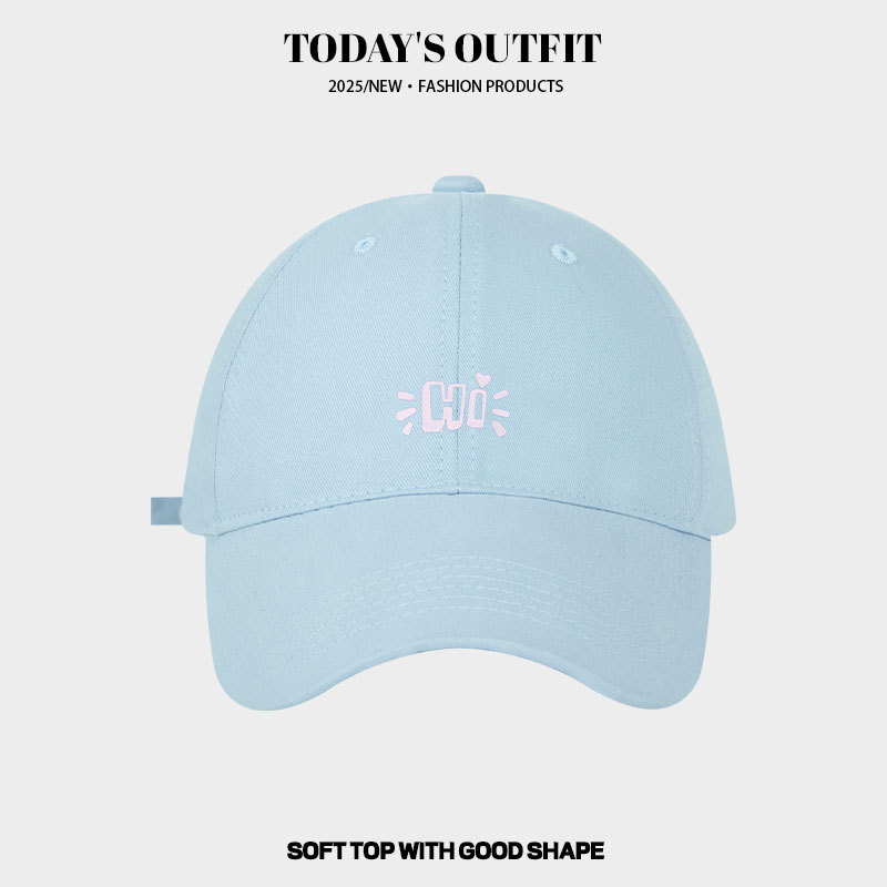 Light blue pink label