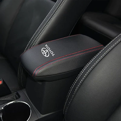 Suitable for 14-18 Toyota Corolla Sürətlər qutusu və əl tormozu başlıqları - black-leather-red-line-marked