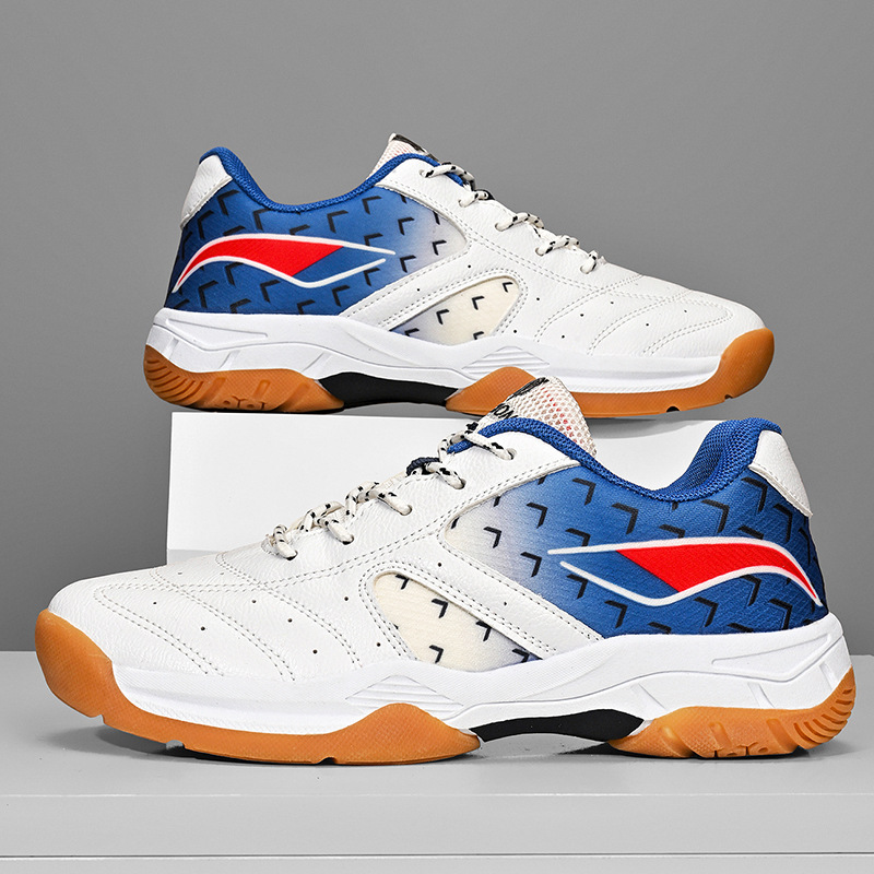 Zapatos de bádminton para niños, tenis de mesa para niños, zapatos de tenis de mesa para hombres, ligeros y transpirables, antideslizantes y amortiguadores