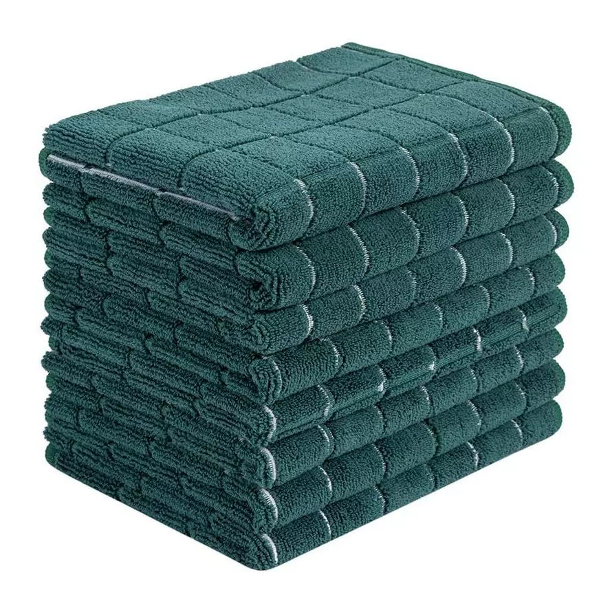 亚马逊吸水抹布不沾油清洁布厨房用品洗碗巾擦碗毛巾擦手巾洗碗布