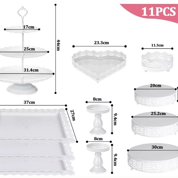Estilo europeo de hierro pastel soporte traje banquete de boda postre pastelería decoración cumpleaños cena creativa multi-capa decoración placa