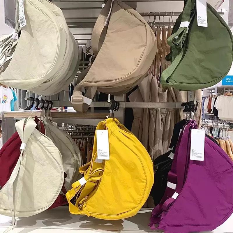 New Fitting Room Trendy Underarm Bag for Women, Lightweight Versatile Uniqlo Dumpling Bag, Large Capacity Shoulder Crossbody Bag for Women