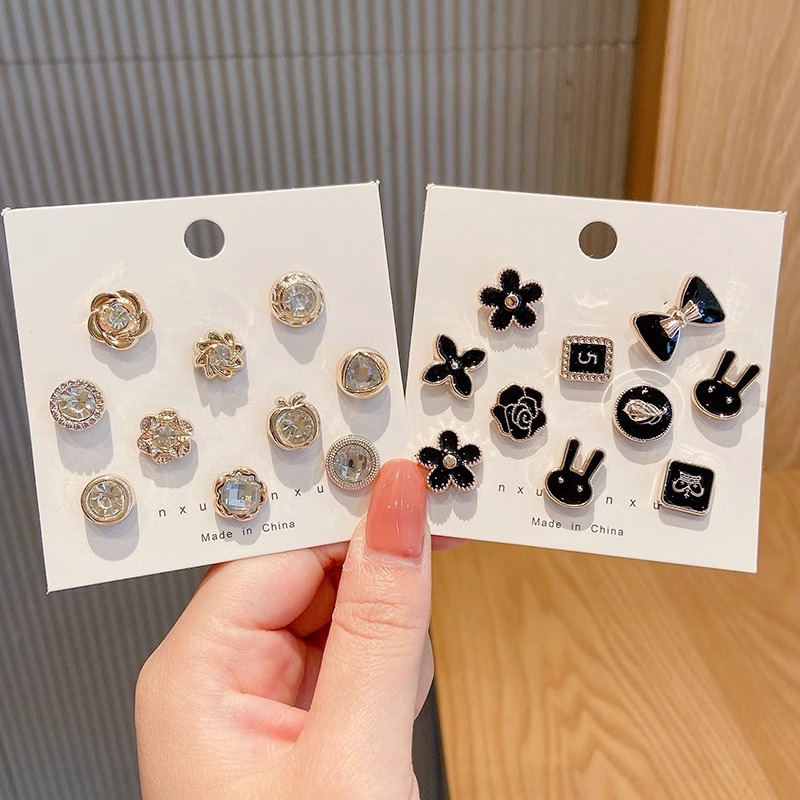 Camisas fijas, botones de collar sin marcas, antifluorescencia, broches de succión magnética, 2025 nuevos accesorios sin perforación.