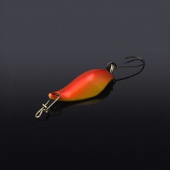 巨洋新款游蛭馬口路亞餌2.5克亮片白條羅非勺形假餌水蛭微餌單鈎