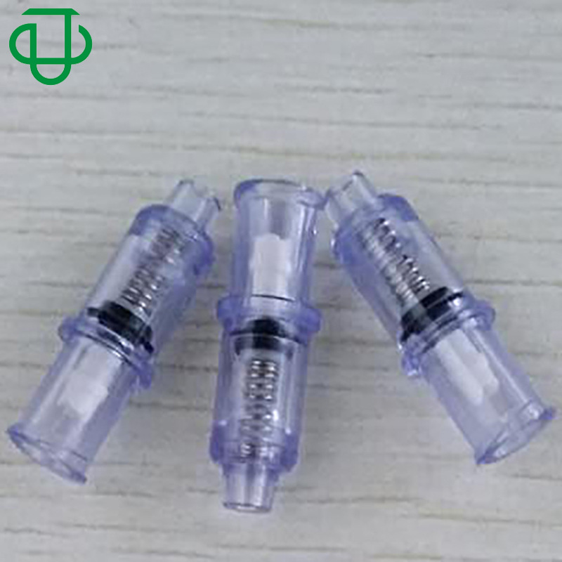 JU集优直供导尿管用气囊插管鲁尔口医用单向阀专用防回流止逆