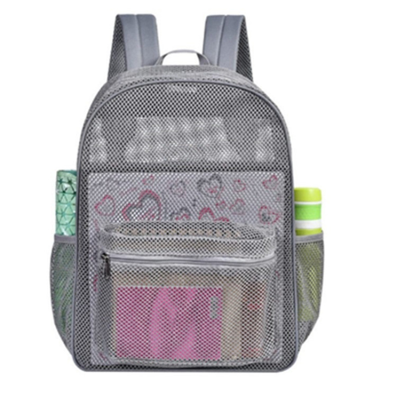 Spot Amazon nueva mochila de malla pesada para viajar deportes airbag mochila de playa logo fijo