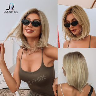 ���R�d�����з����Lֱ�l΢��Hair�׽�ɫ��ɫ�C�ƻ��wȫ�^��Wig