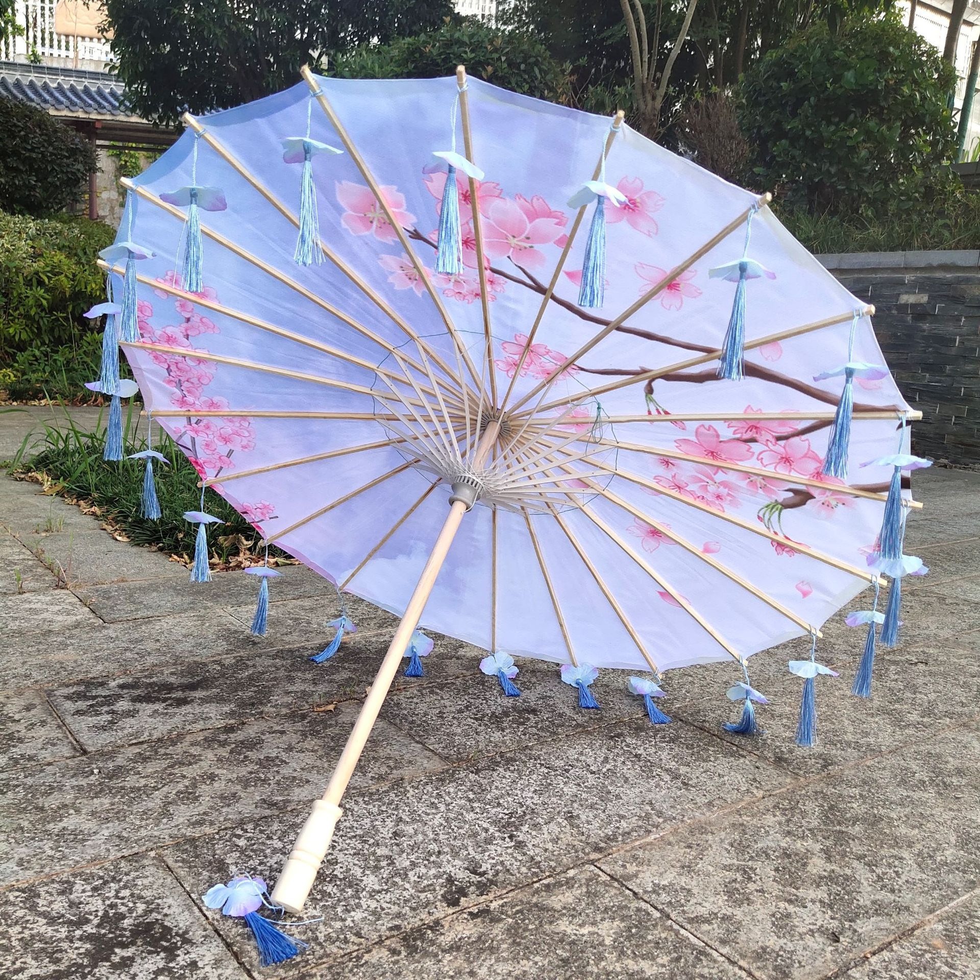 홍우 꽃잎 우산