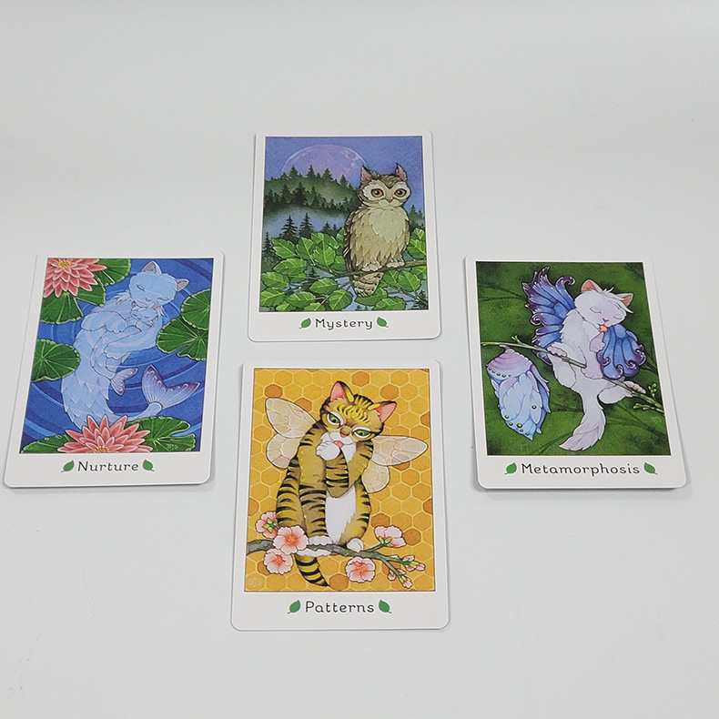 Fairy Cats Ermutigung Orakel Und Tarot Kartendeck_voghion.com