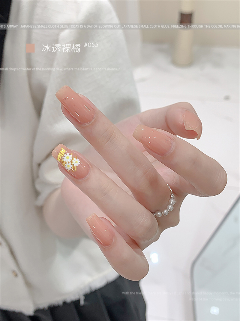 KaSi fototerapia Esmalte de uñas pegamento 2023 nueva primavera y el verano popular blanco lechoso nude rojo cereza salón especial