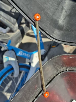 cover connecting wire screw, Motorcycle trunk
