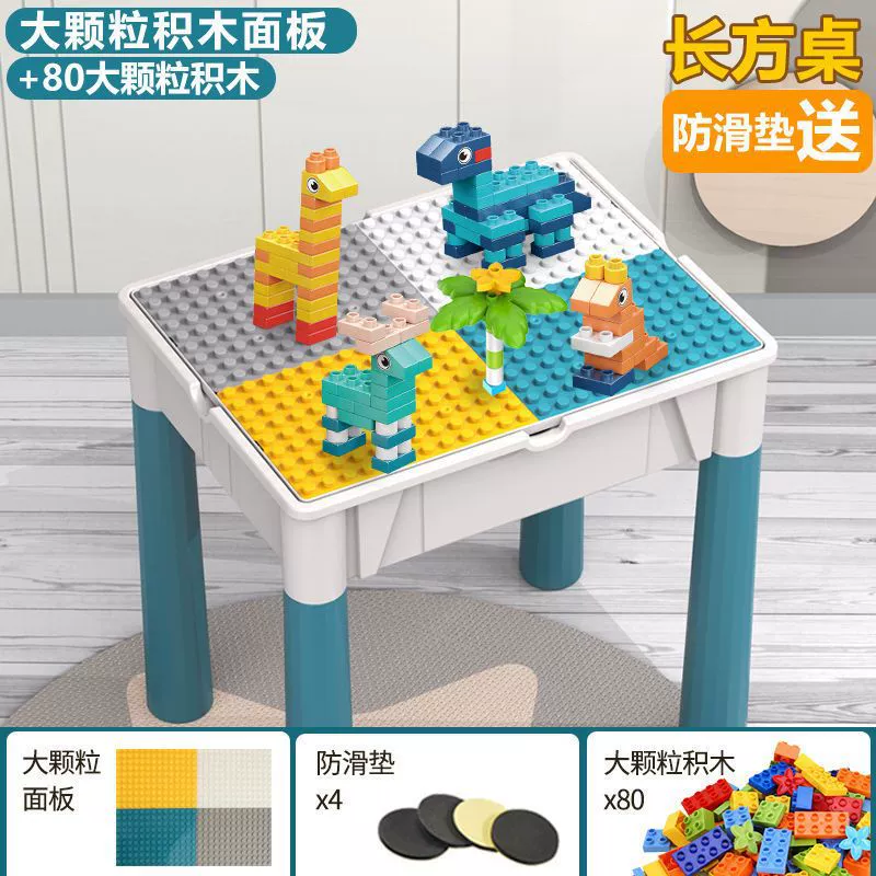 Play Table (Lego) Big Constructor Set, 3–6 years, Storage Trays & Large Building Blocks