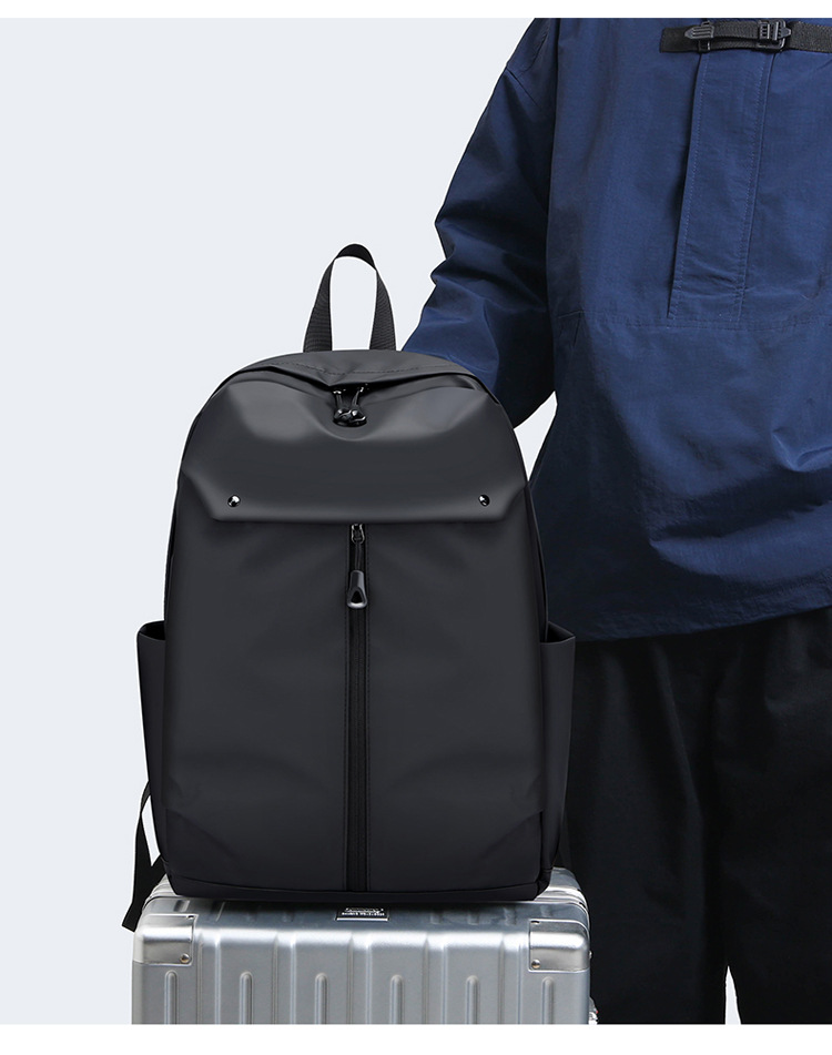 Men's outdoor large-capacity business travel bag, computer backpack, fashionable and casual student schoolbag backpack undefined