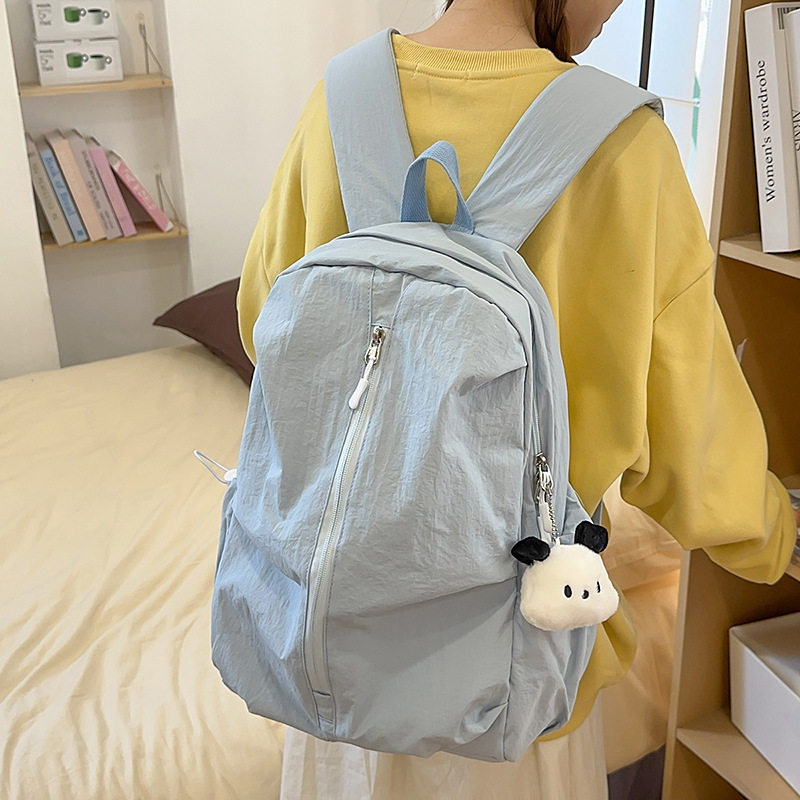 日本インス カレッジスタイル 無地ランドセル 女子高校生 大学生 シンプル 軽量 小型ランドセル バックパック|undefined