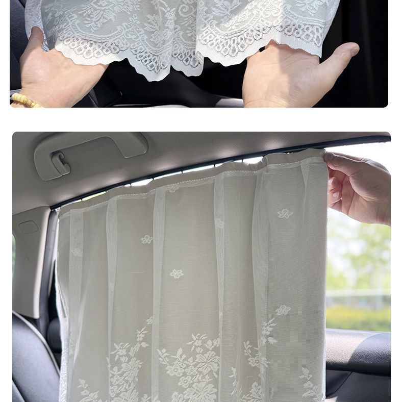 Car Window Strong Shading Track Card Embedded Slide Rail Car Sun Protection Sunshade Baby Baby Heat Insulation Car Anti-Uv