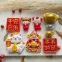 招财猫新年喜庆树脂冰箱贴