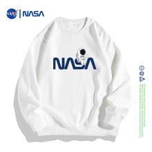 NASA MITOO联名卫衣男女款春秋季加厚加绒圆领卫服情侣装长袖上衣