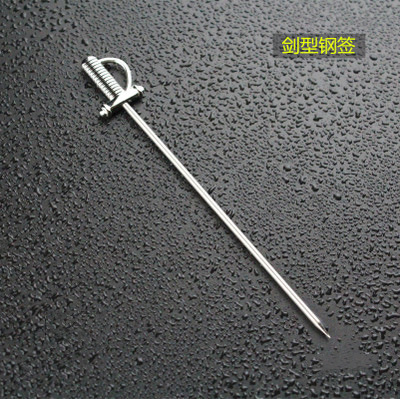 304 de acero inoxidable ensalada vino cóctel aguja decorativa animal fruta palo transfronteriza con una variedad de ventas directas de la fábrica